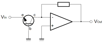 Antilog amplifier