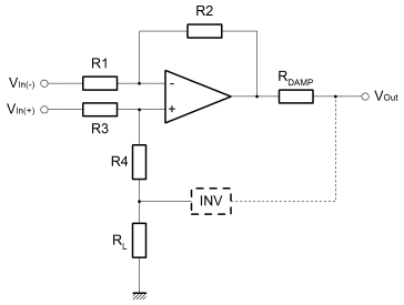 Modified Difference Amplifier