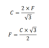 AF/AC Conversion For Hexagons