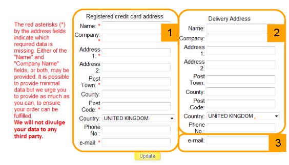 The basket address